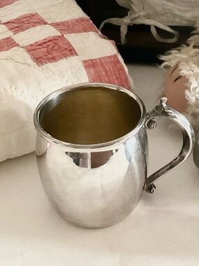 Vintage Silver Plate Baby Cup